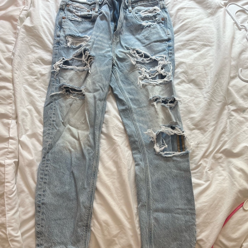 American Eagle ripped jeans